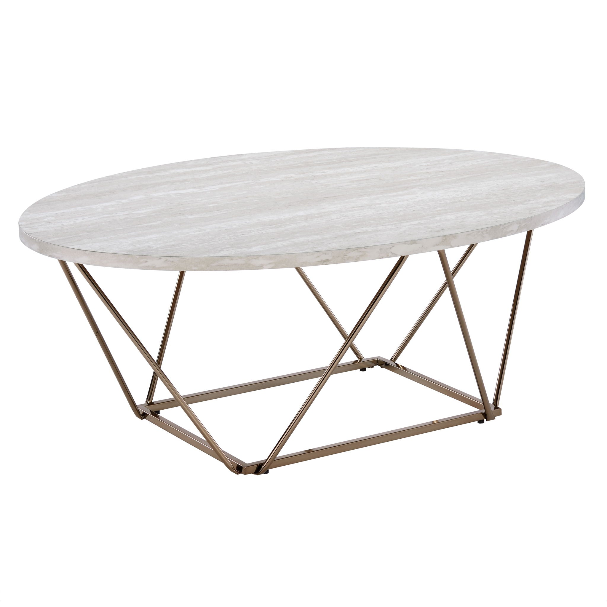 Rowyn - Faux Marble Top Table