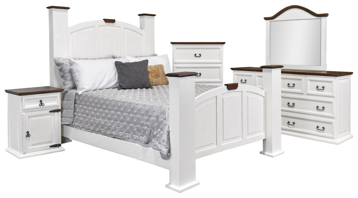 MANSION WHITE Bedroom Rustic Collection