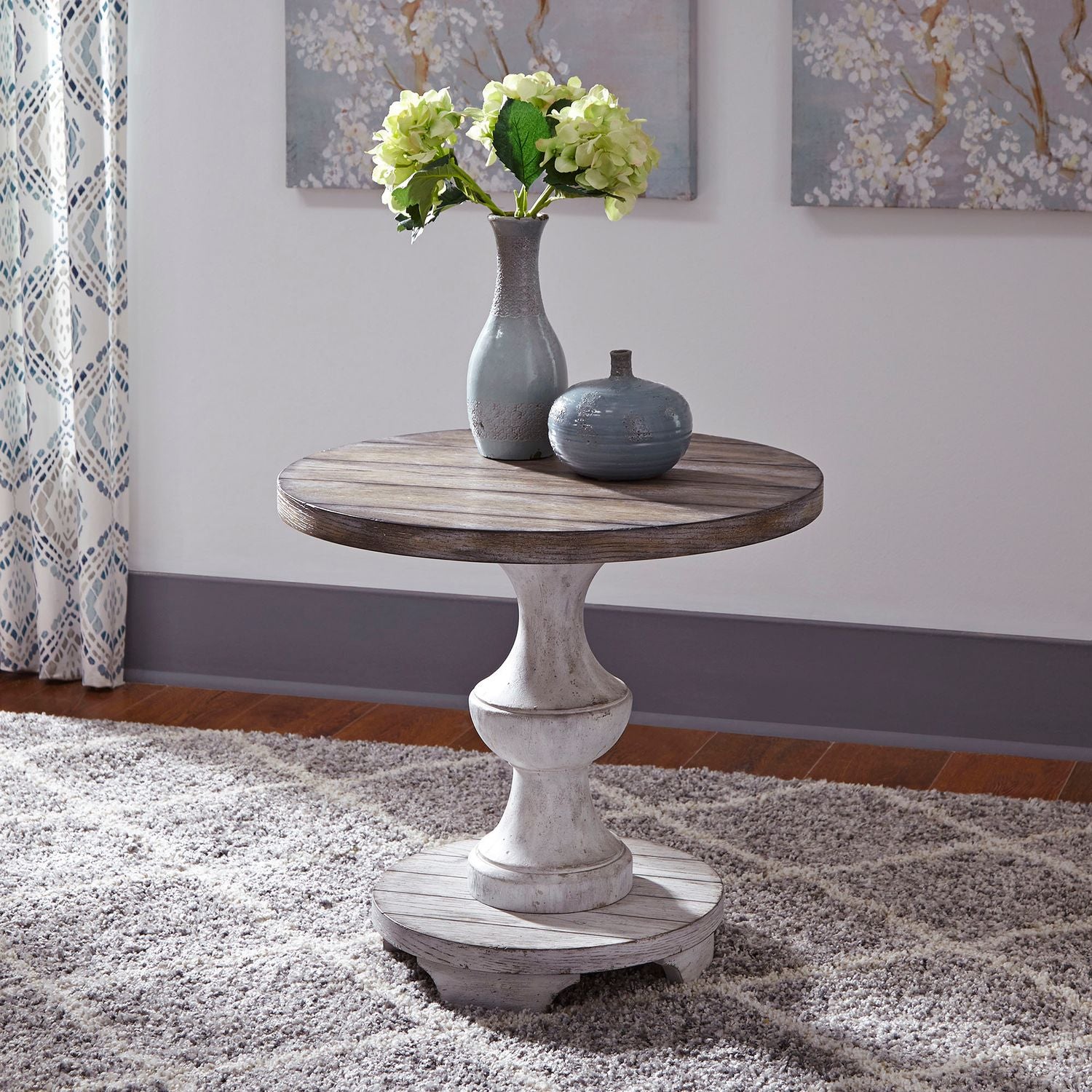 Sedona end table - White
