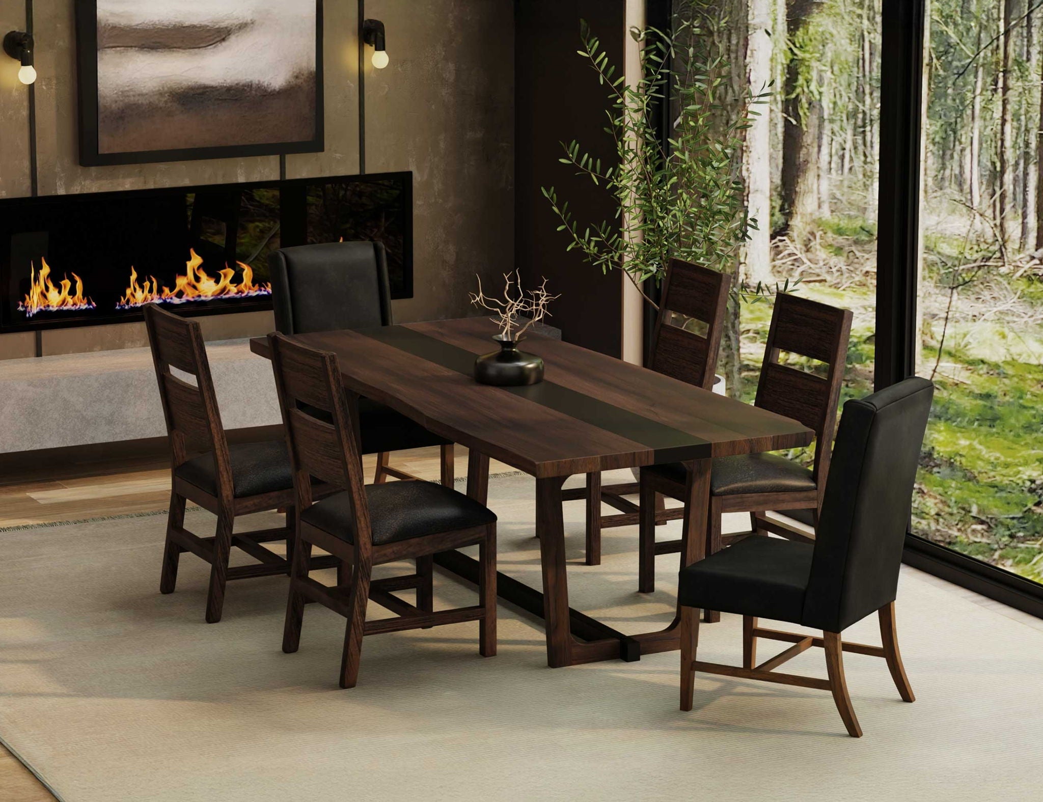 Riverwood - Table - Pecan Brown