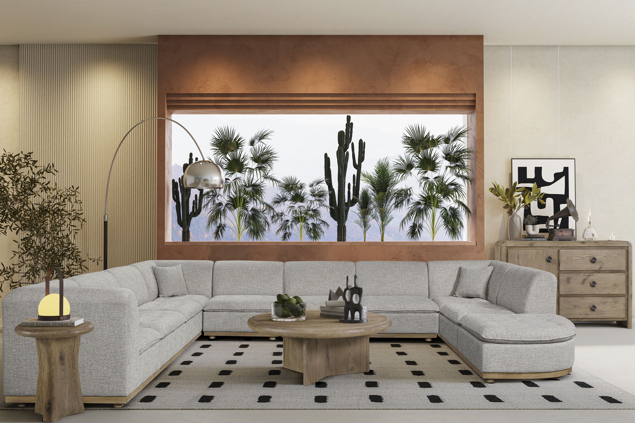 Pagosa - Round Cocktail Table - English Knotty Oak