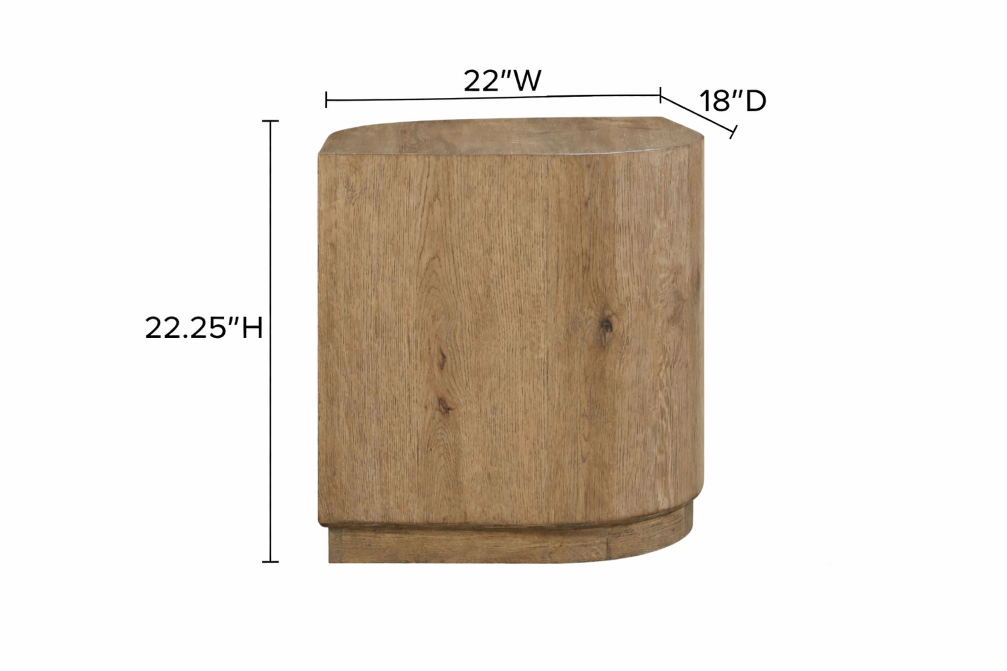 Pagosa - Accent Table - English Knotty Oak