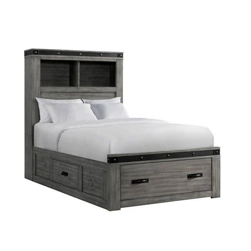 Elements International Wade Gray Bedroom Collection