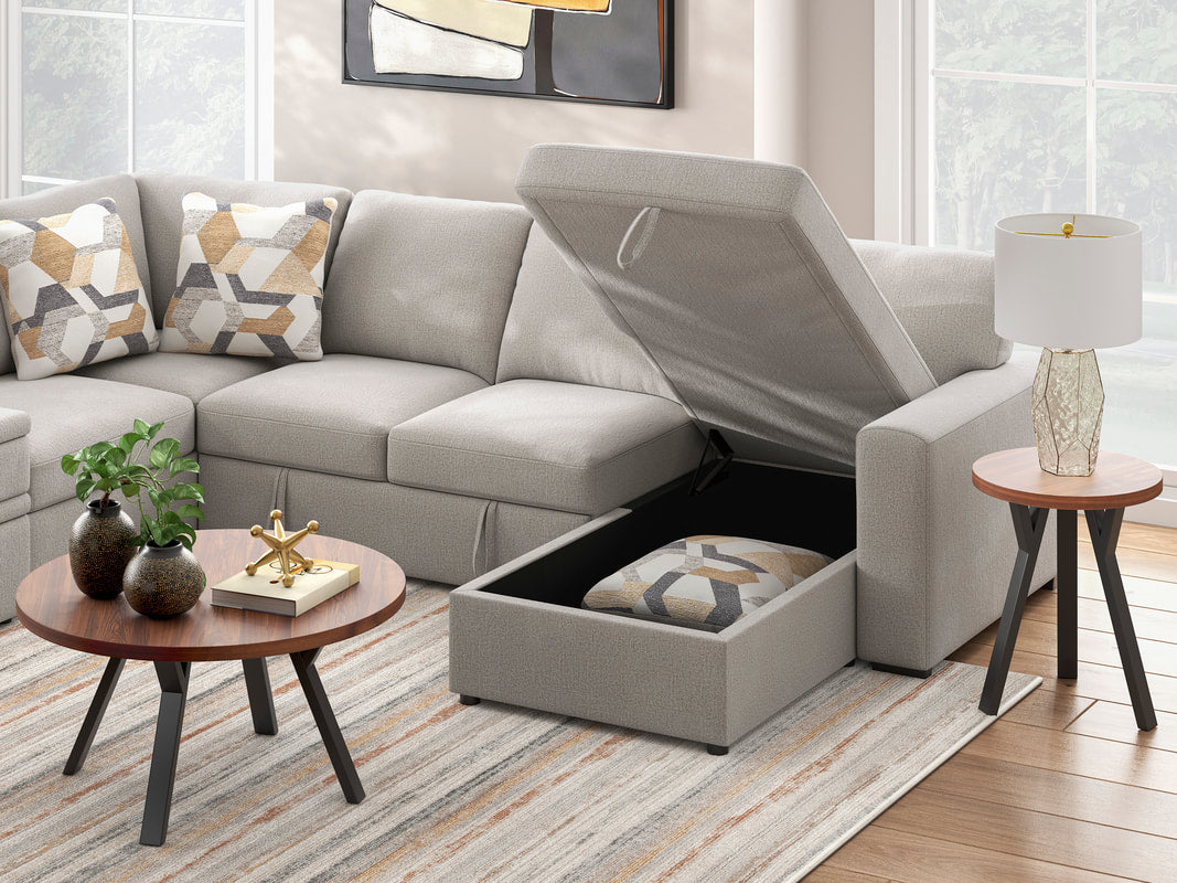 Ashley 673-05 Sectional with Pull Out