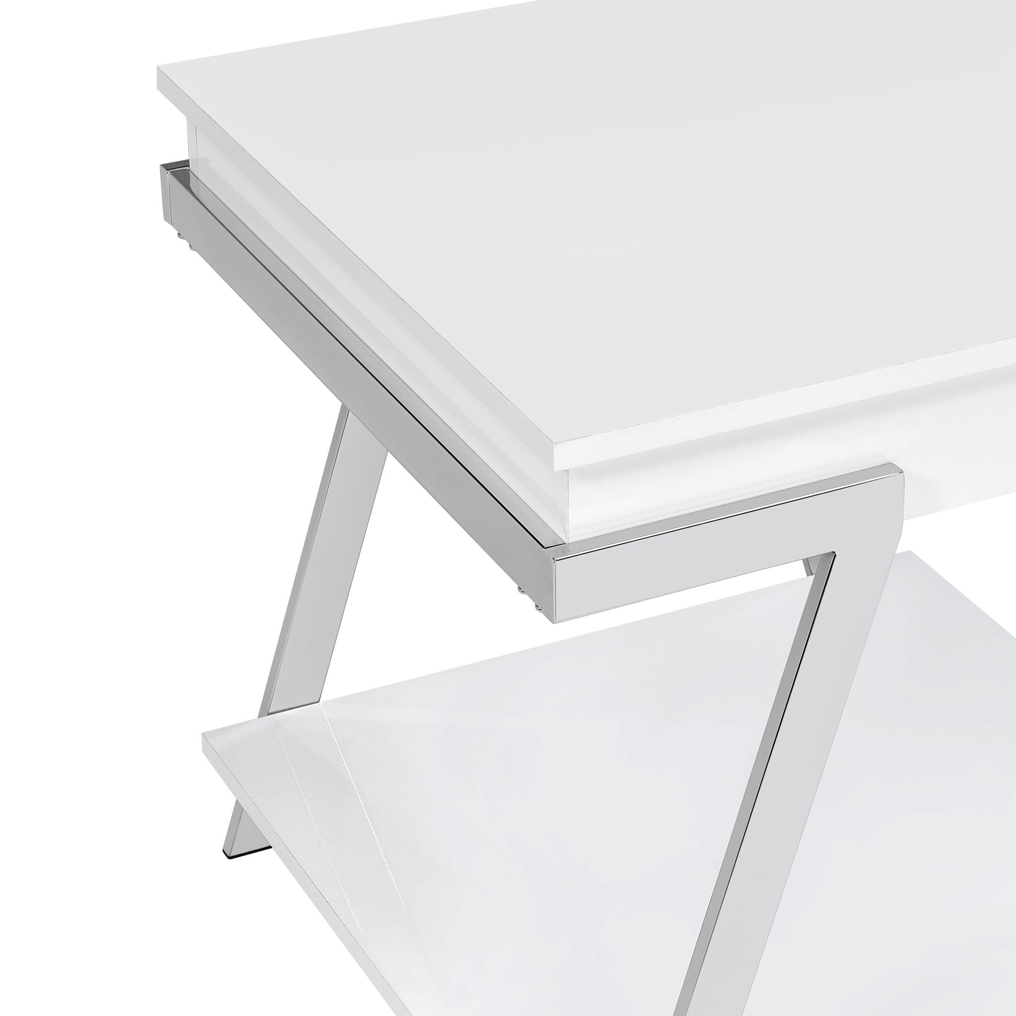 Zena - End Table - White