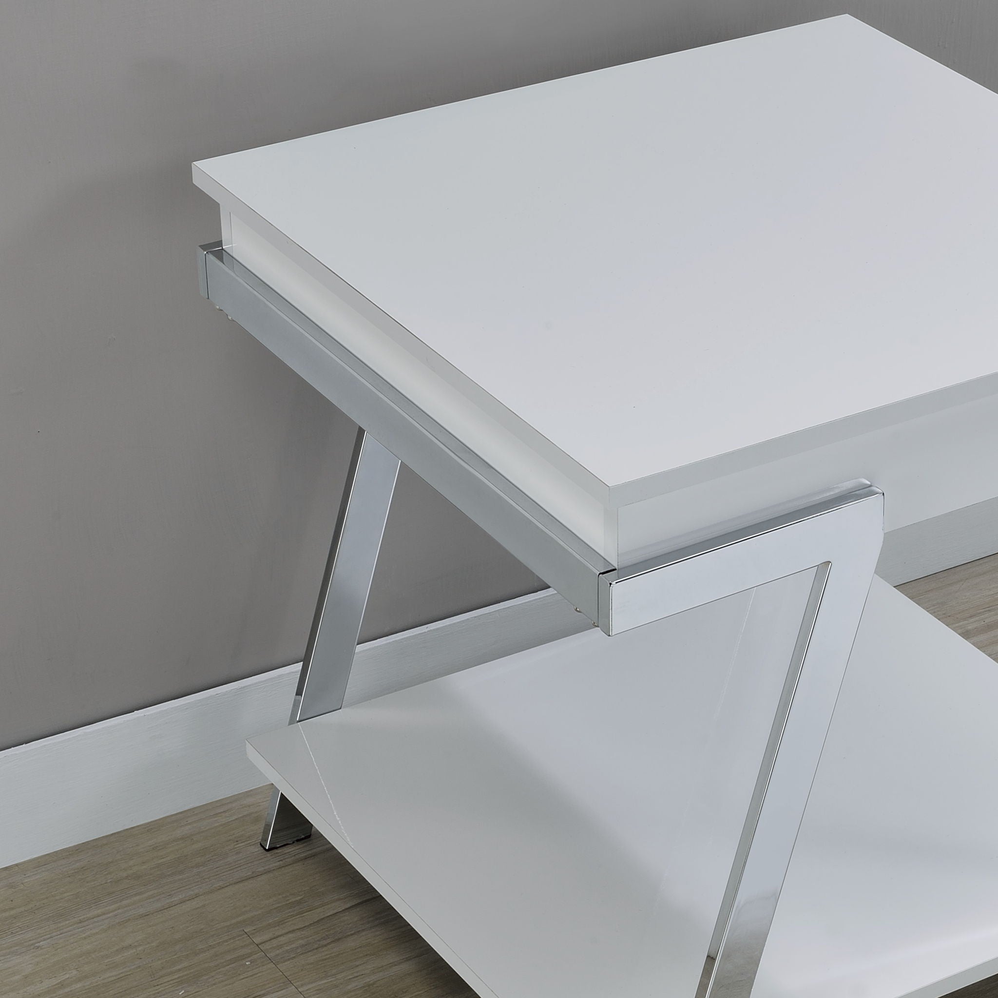 Zena - End Table - White