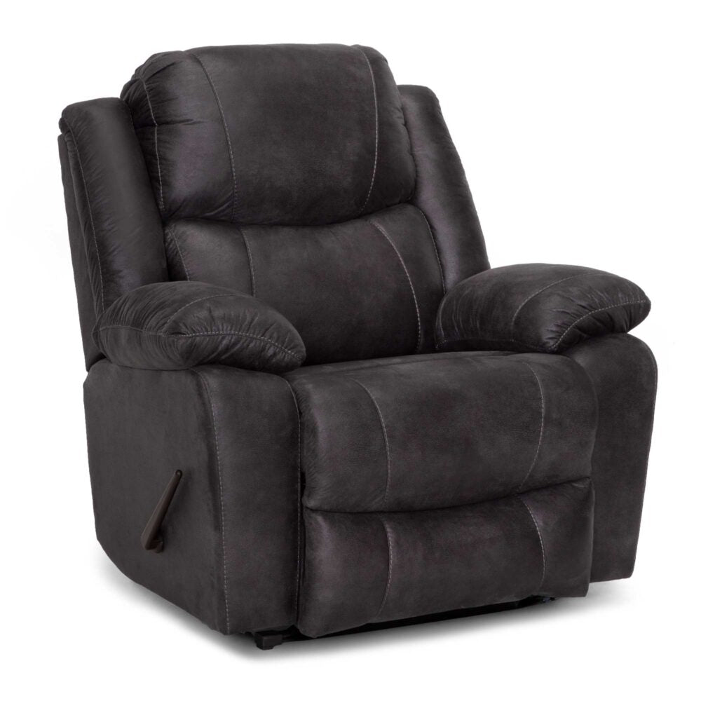 Crazy Low Price - 9534 Caesar 500 lb. Westview Slate Fabric Recliner by Franklin