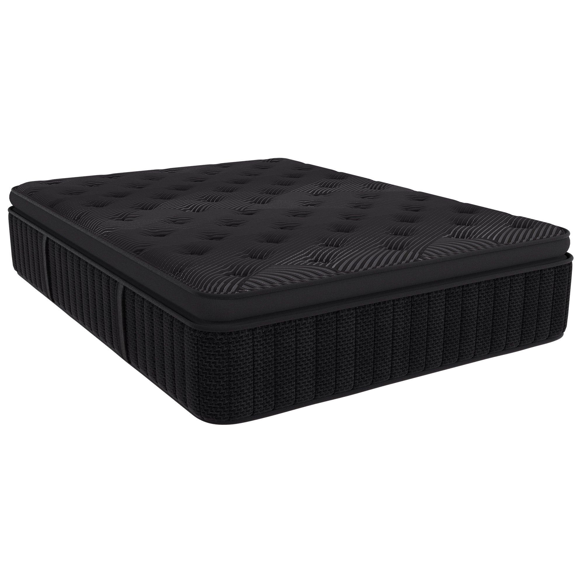 Crazy Low Price - Casear Copper Latex Jumbo Pillowtop Hybrid 16.5 inch Luxury Firm Hybrid Individual Pocket Coils
