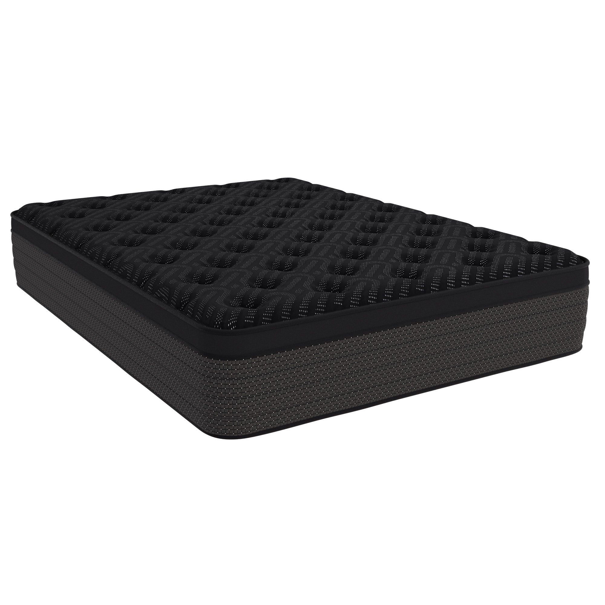 Crazy Low Price - Titan Euro Top 14.5 inch Hybrid Mattress - Medium Feel - Individual Pocket Coils