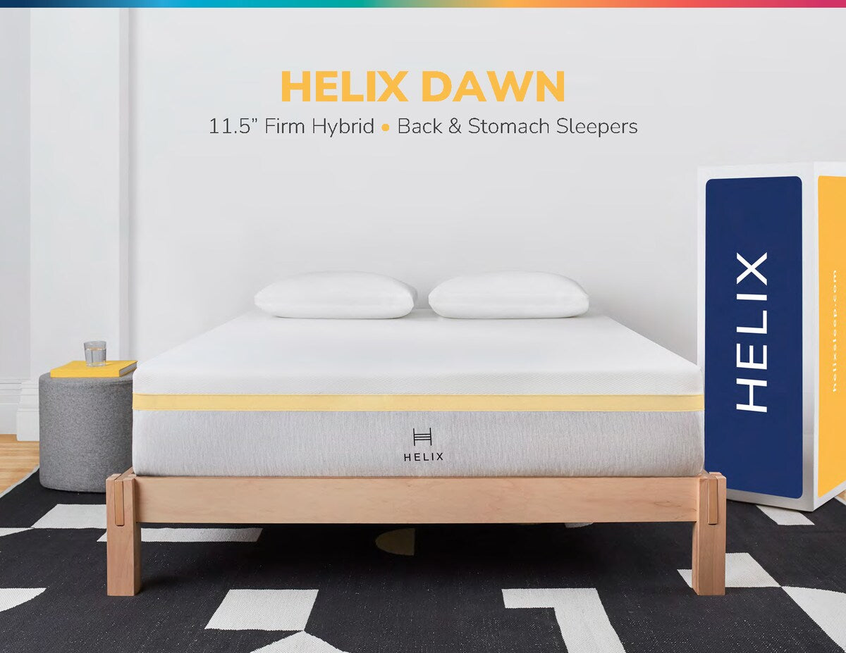 Helix Dawn Core with GlacioTex 11.5 in Firm Hybrid Mattress