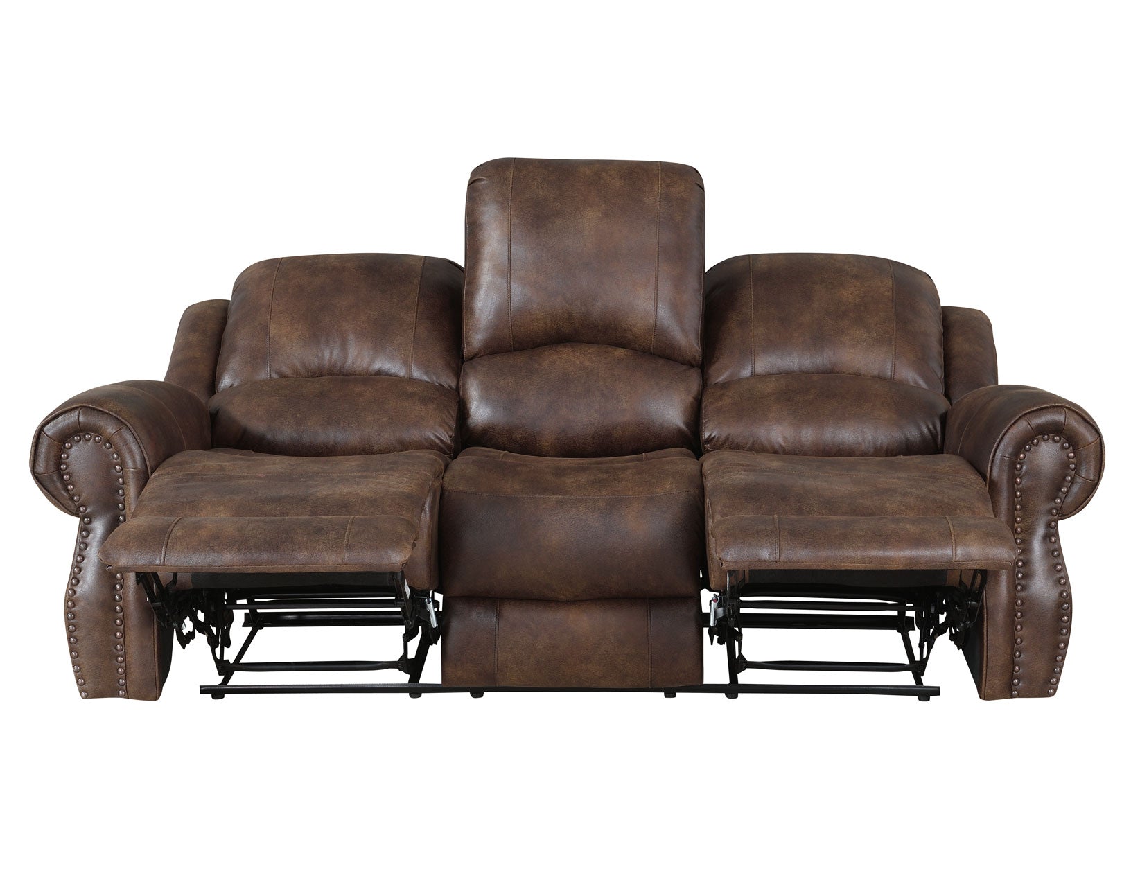 Navarro 3-Piece Manual Motion Set (Sofa, Console Loveseat and Recliner) by Steve Silver