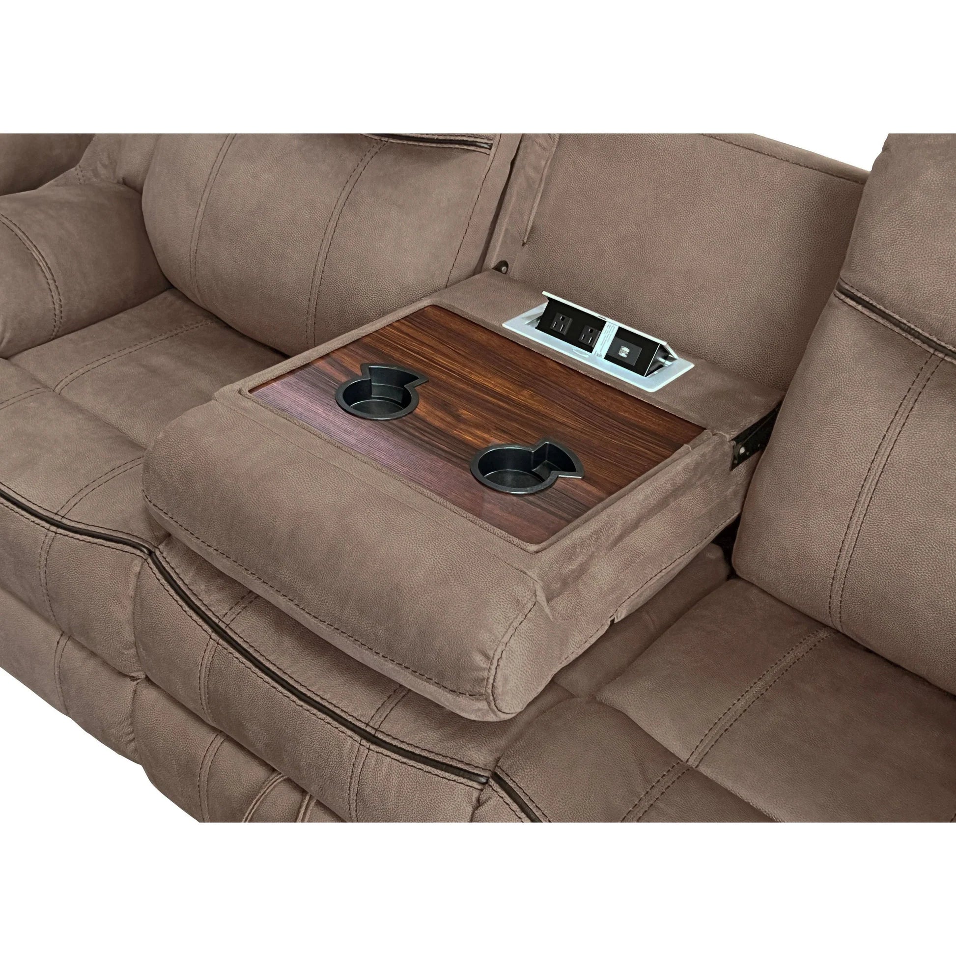 S5992 RIO GRANDE (BRWN) 3 Piece Reclining Set. Sofa, Love Seat and Recliner.