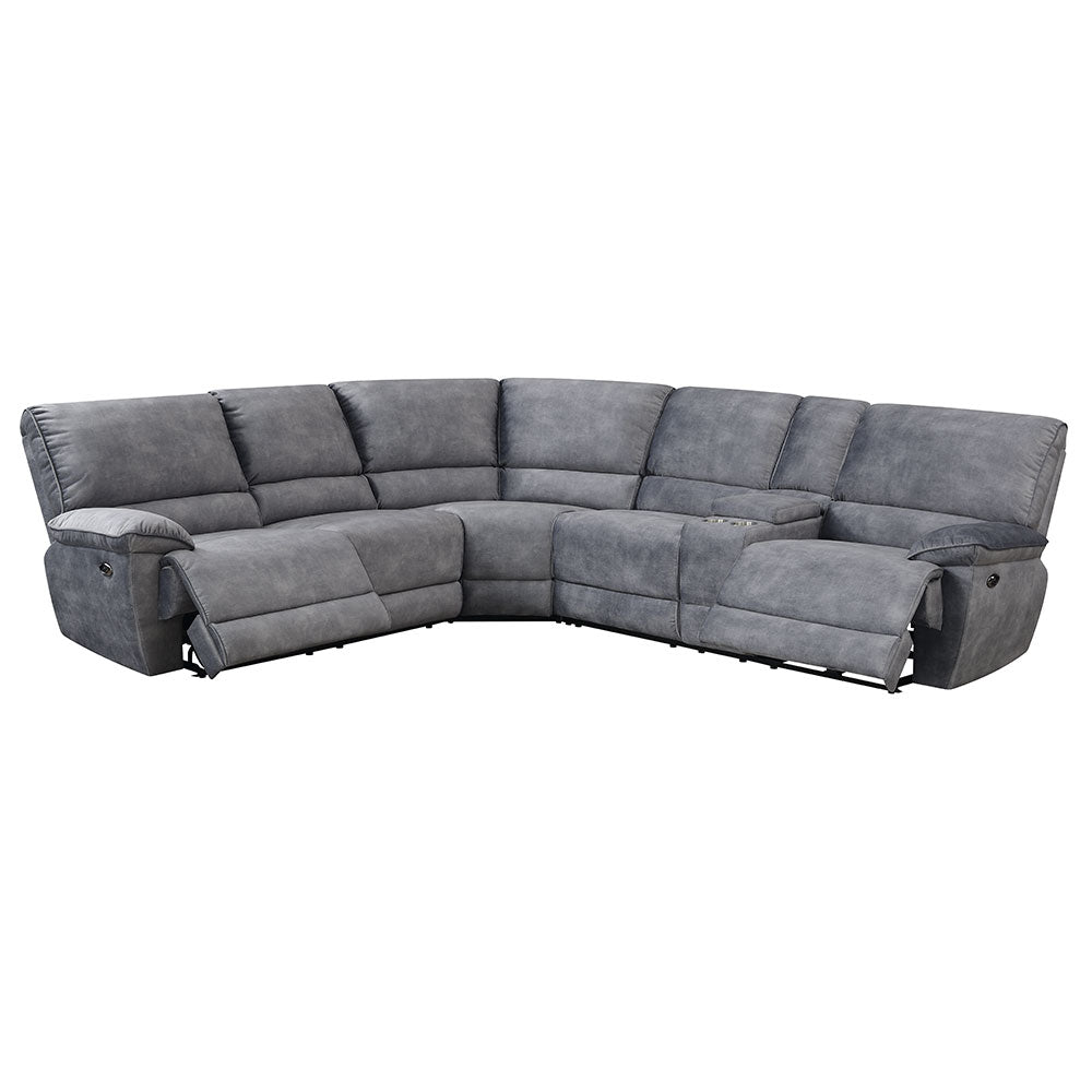 SIMONE 3-PIECE POWER RECLINING SECTIONAL by Steve Silver