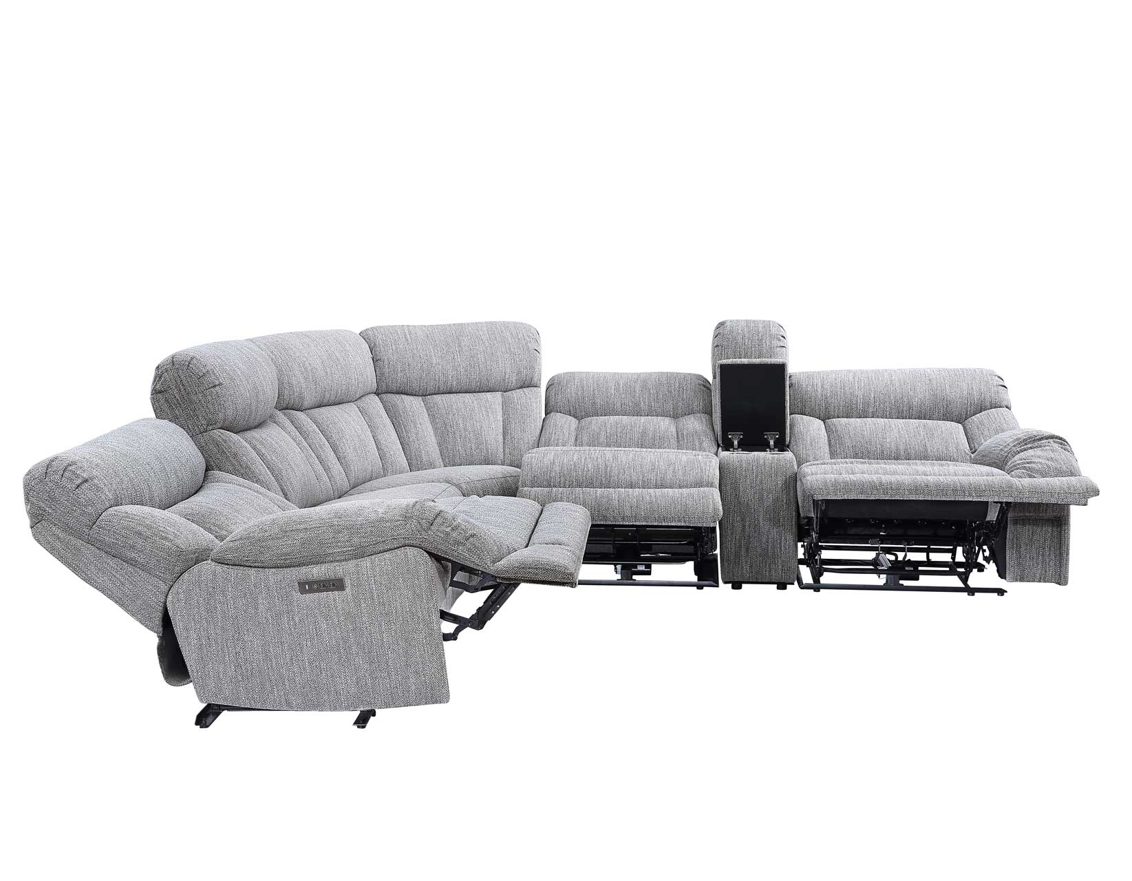 Park City 6-Piece Dual-Power Sectional by Steve Silver