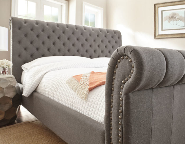 Swanson Platform Bed, Gray