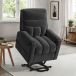 Elements International Desoto Power Lift Chair in Sahara Black U-16980-11711-108P