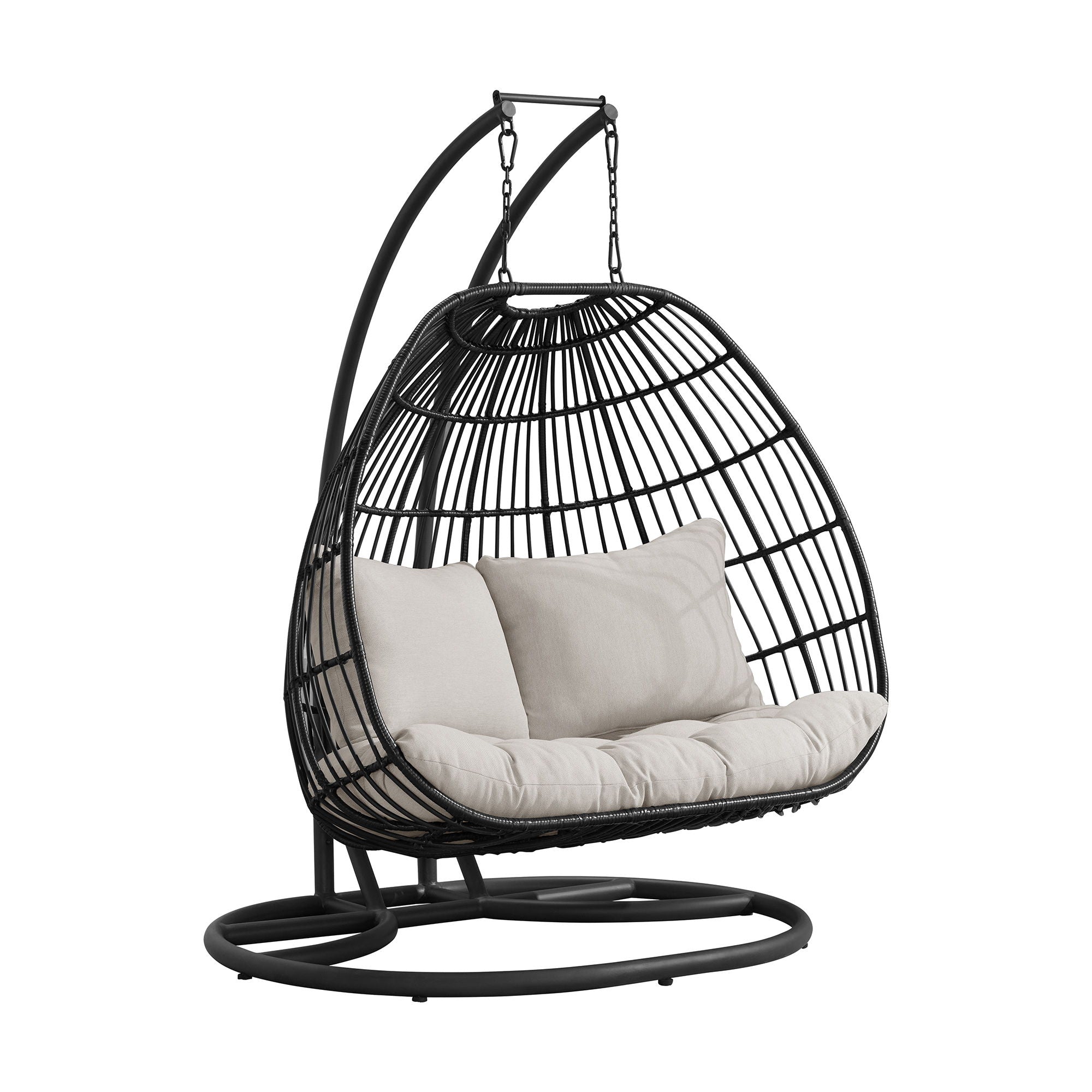 Playa - Double Swing Chair Complete - Dark Gray