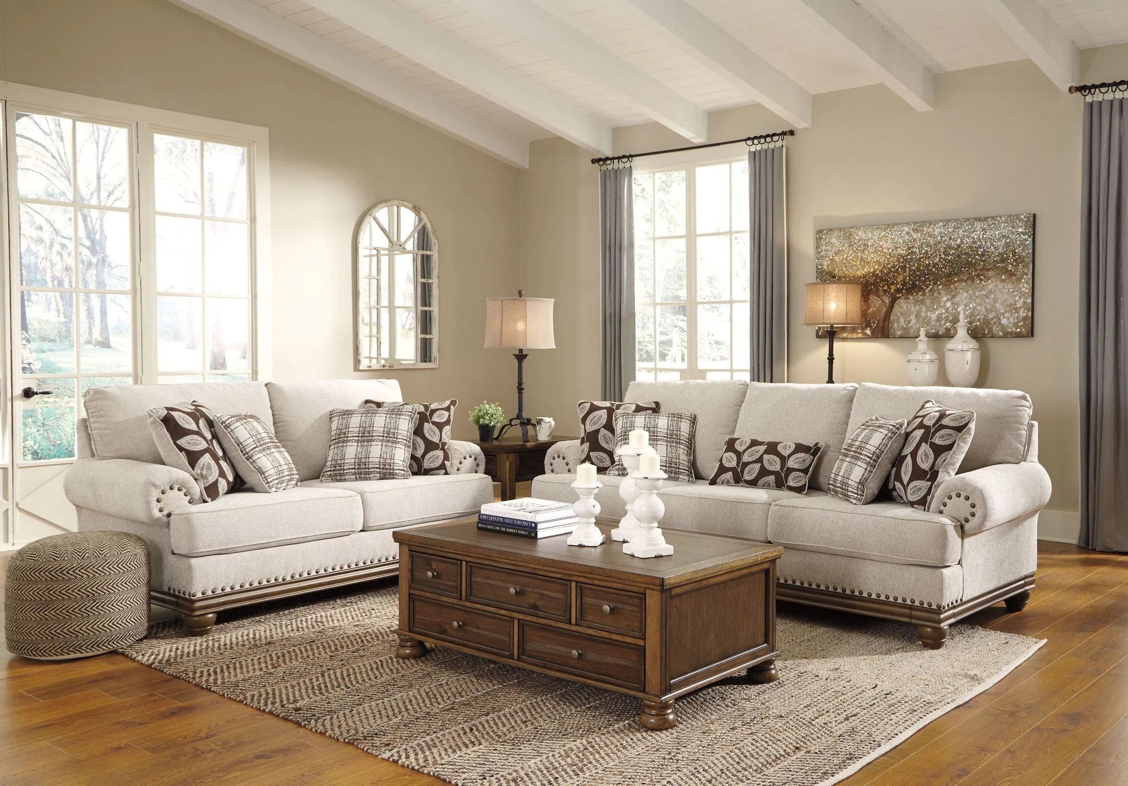 Harleson Living Room Set In Wheat Harleson Collection by Ashley Furniture