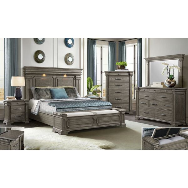 Kings Court Panel or Storage Bedroom Collection by Elements.