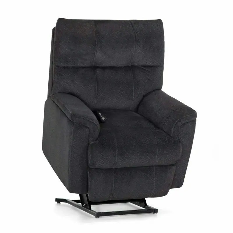 Franklin Furniture - Finn 3 Motor Bed-Lift Chair w-Power Headrest, Lumbar-Seat Massage, Holds up to 500 lbs - 4418-ONYX