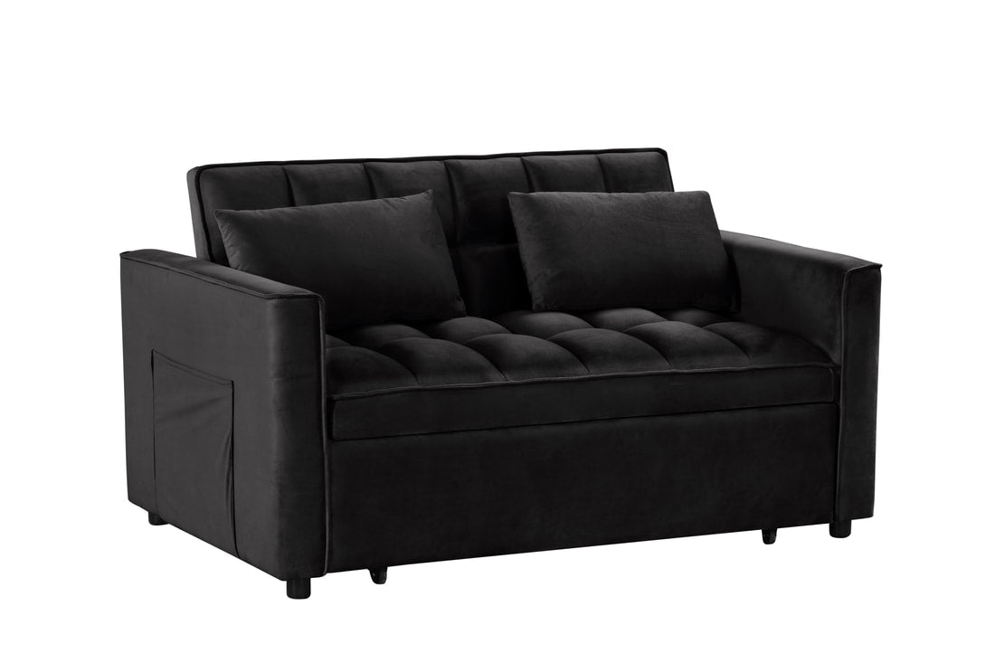 Relax Black Sleeper Sofa - Futon