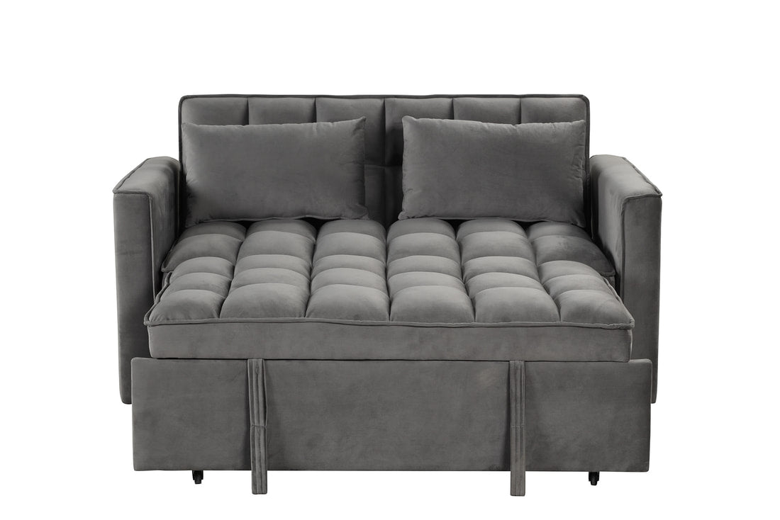 Relax Gray Sleeper Sofa - Futon