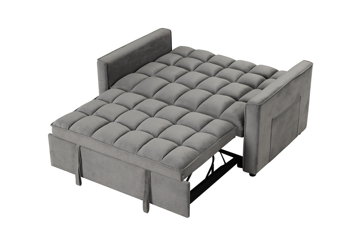 Relax Gray Sleeper Sofa - Futon