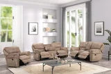 Austin OVERSIZED 3pc Manual Reclining Set - Sofa Love and Recliner