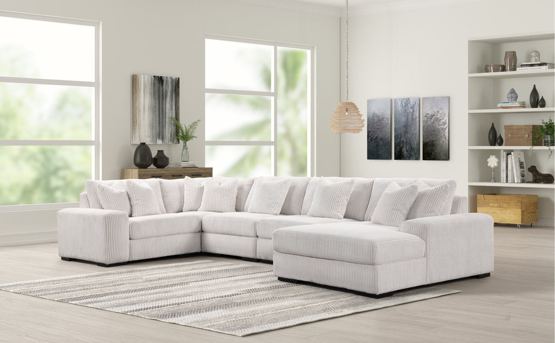 SEASONS BEIGE 5PC Sectional with Chaise