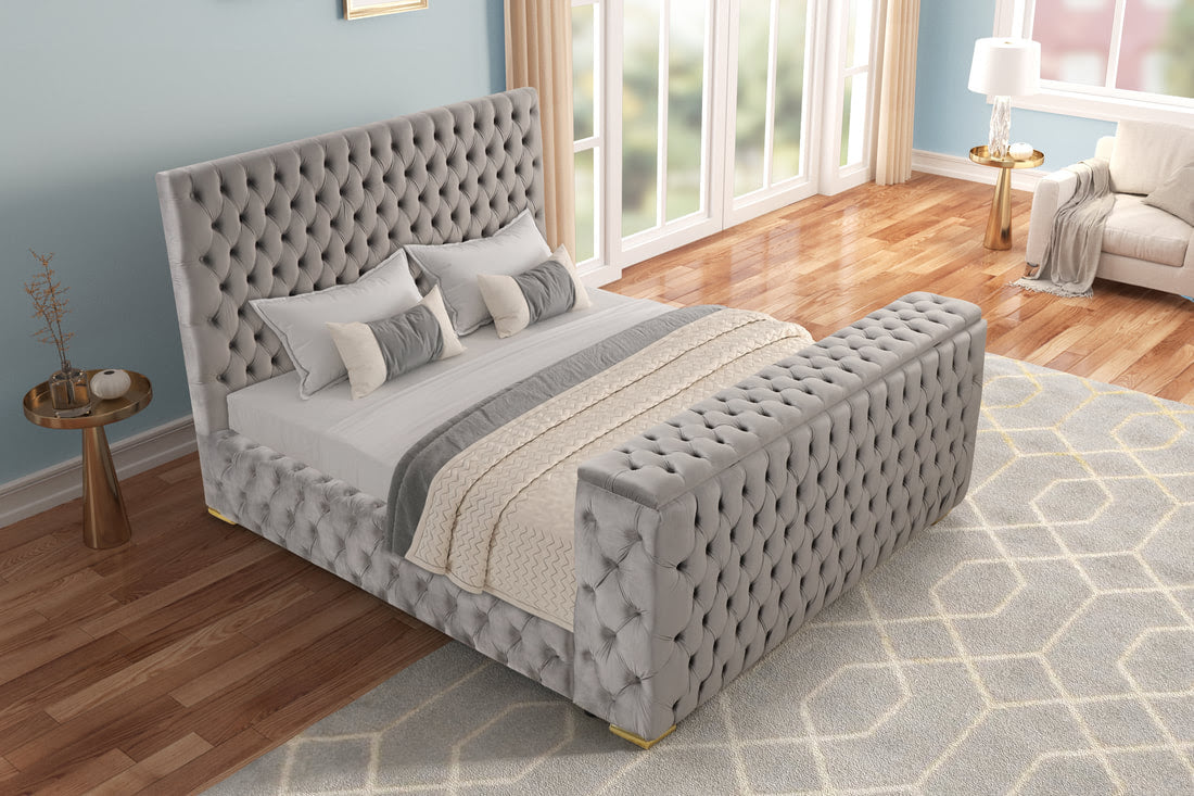 Destiny Future Gray Platform Bed - Queen, King (Copy) (Copy)