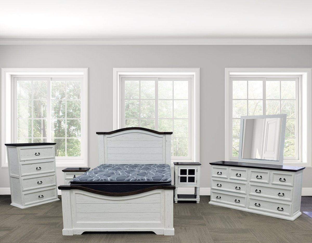 MADISON AVENUE WHITE Rustic Bedroom Collection