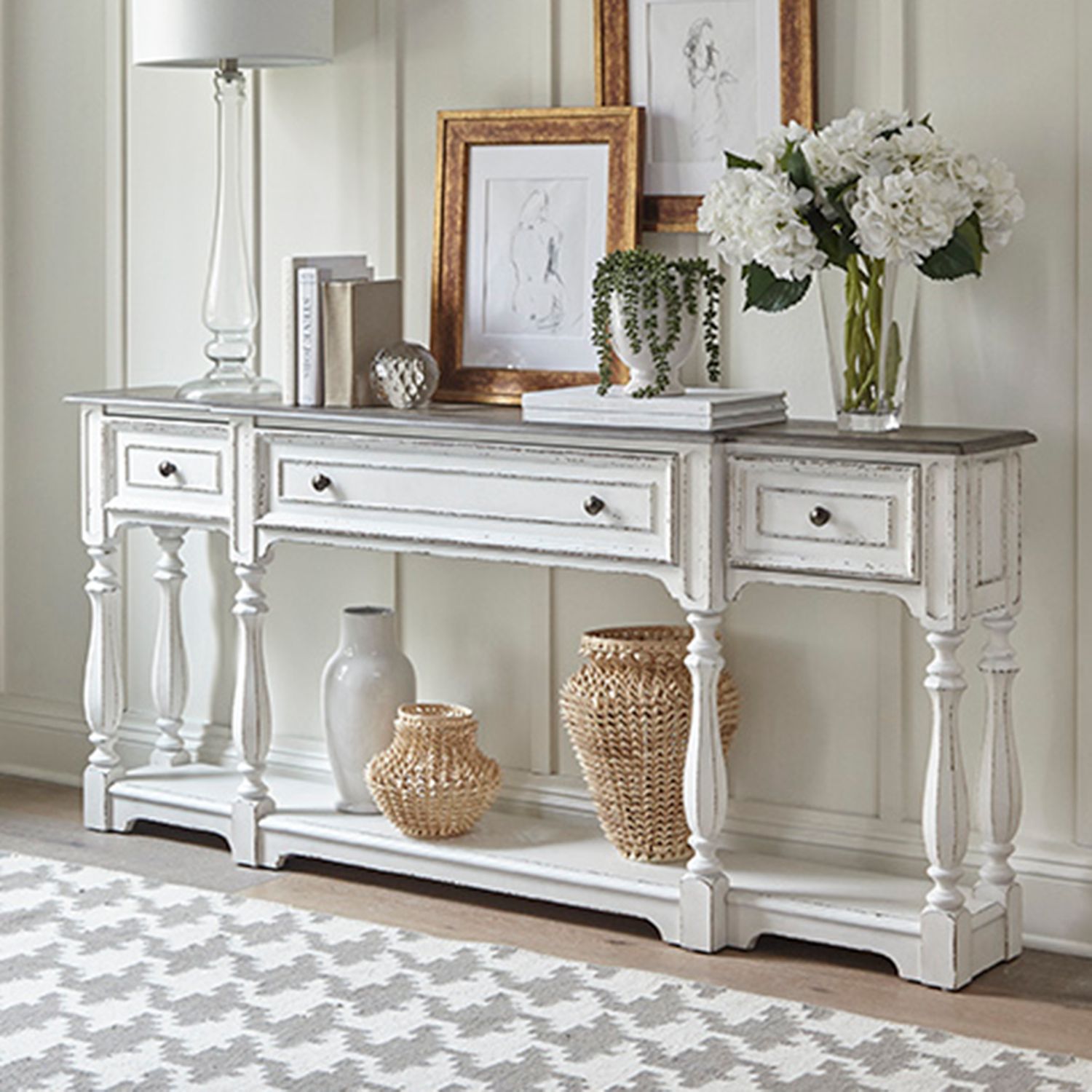 Magnolia Manor 72 Inch Hall Console Table by Liberty