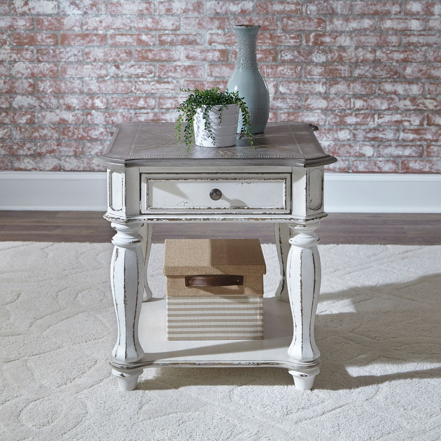 Magnolia Manor End Table by Liberty