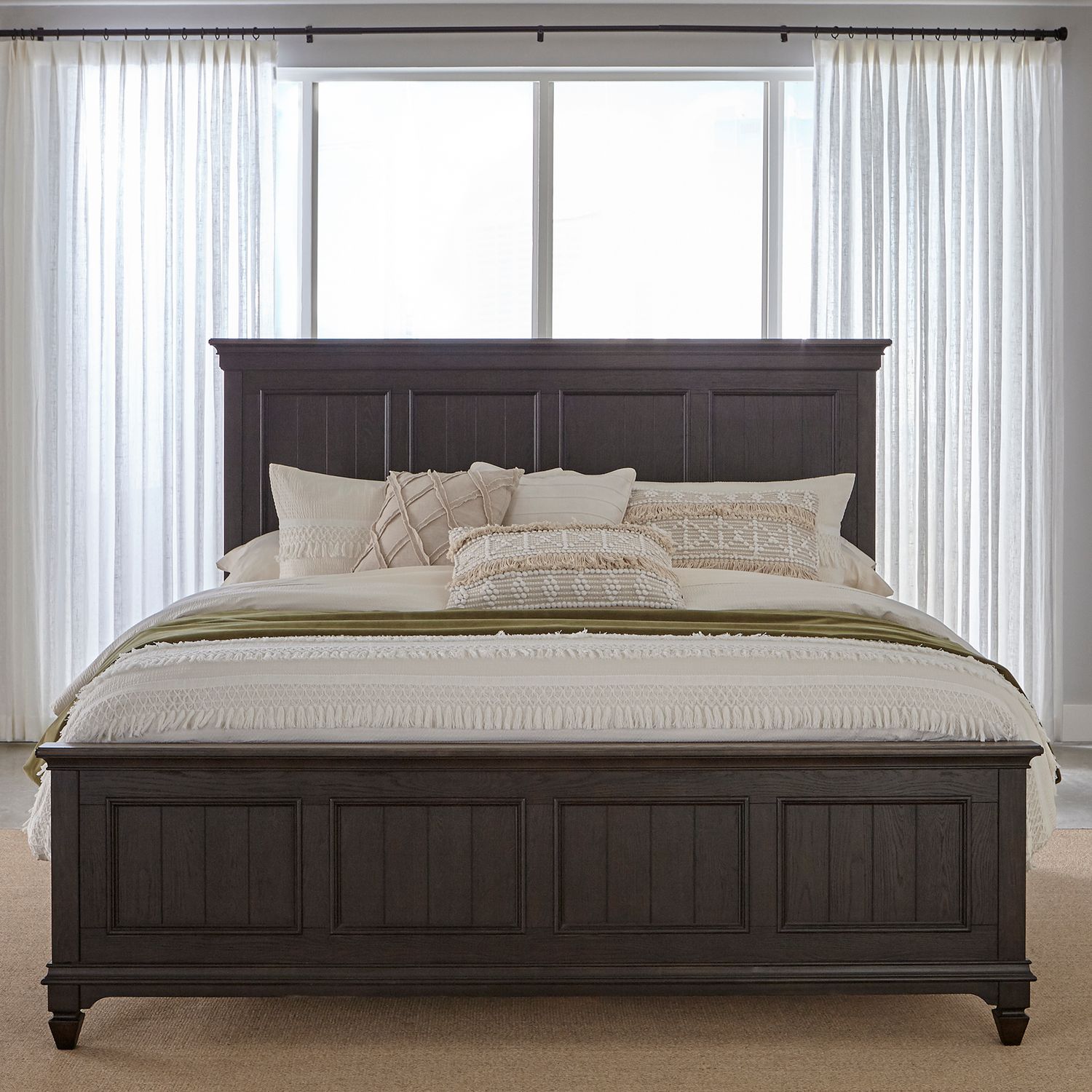 Allyson Park 417B-BR Black Panel Bedroom Collection from Liberty Furniture
