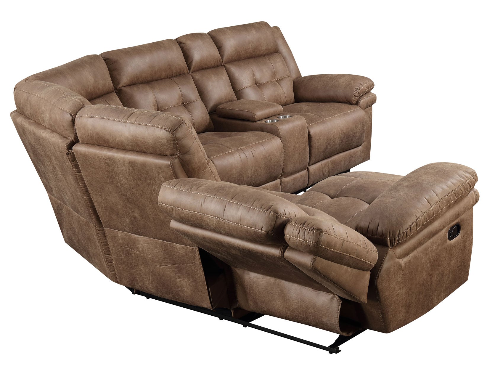 Anastasia 3-Piece Manual Reclining Sectional by Steve Silver
