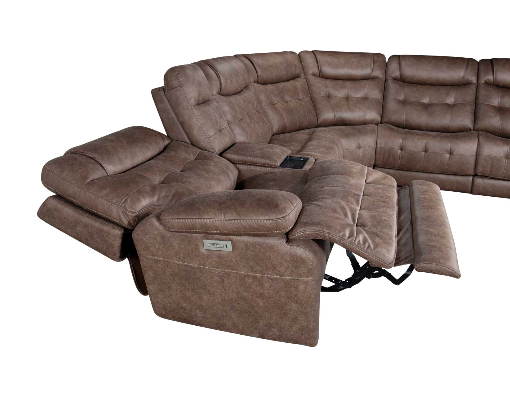 Arlington leather deals sectional