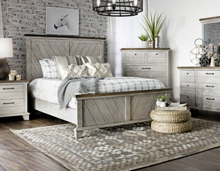 Bear Creek Whit Smoke Bedroom Collection by Steve Silver