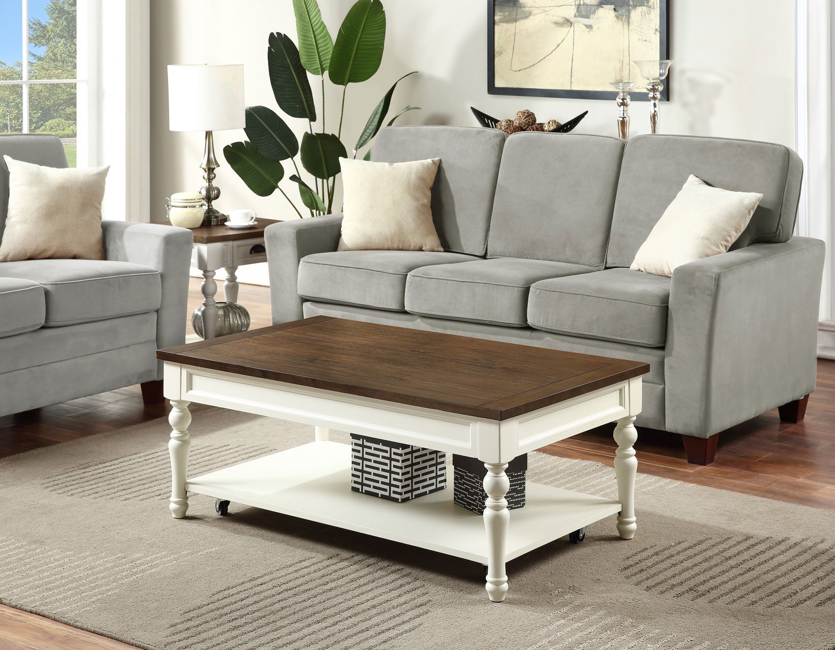 Joanna 3-Piece Occasional Set (Coffee Table & 2 End Tables) by Steve Silver