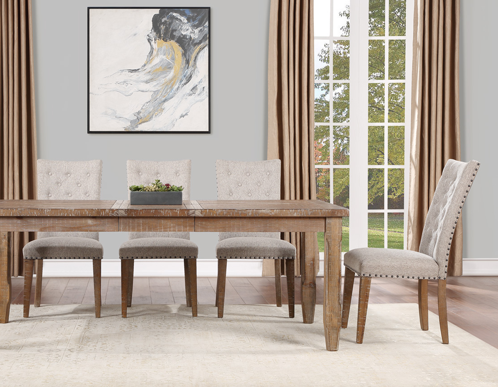 Riverdale Upholstered Dining Collection from Steve Silver