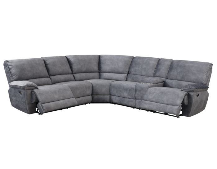 Simone 3-Piece Power Reclining Sectional by Steve Silver
