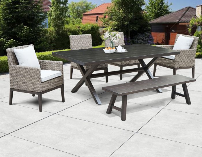 Marina 6-Piece Outdoor Dining Set by Steve Silver