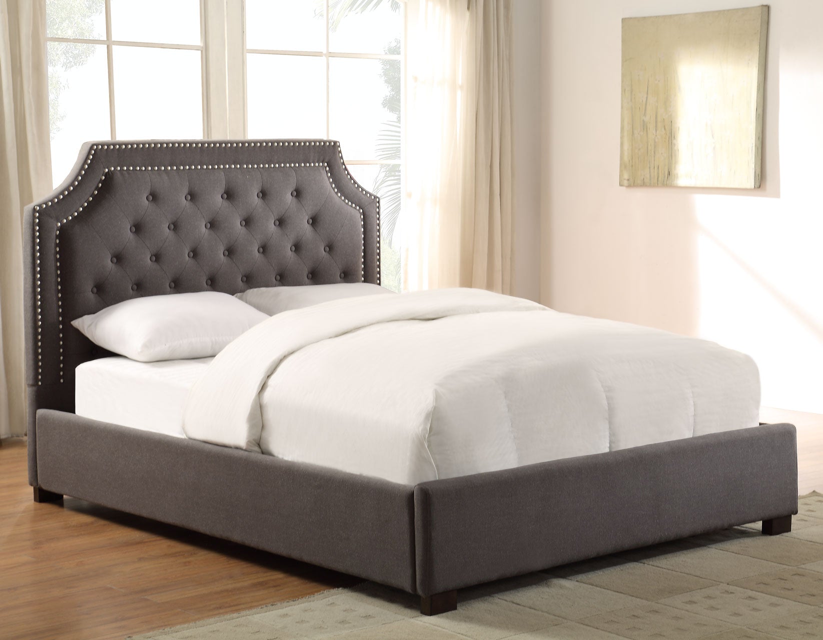 Wilshire Charcoal Platform Bed from Steve Silver