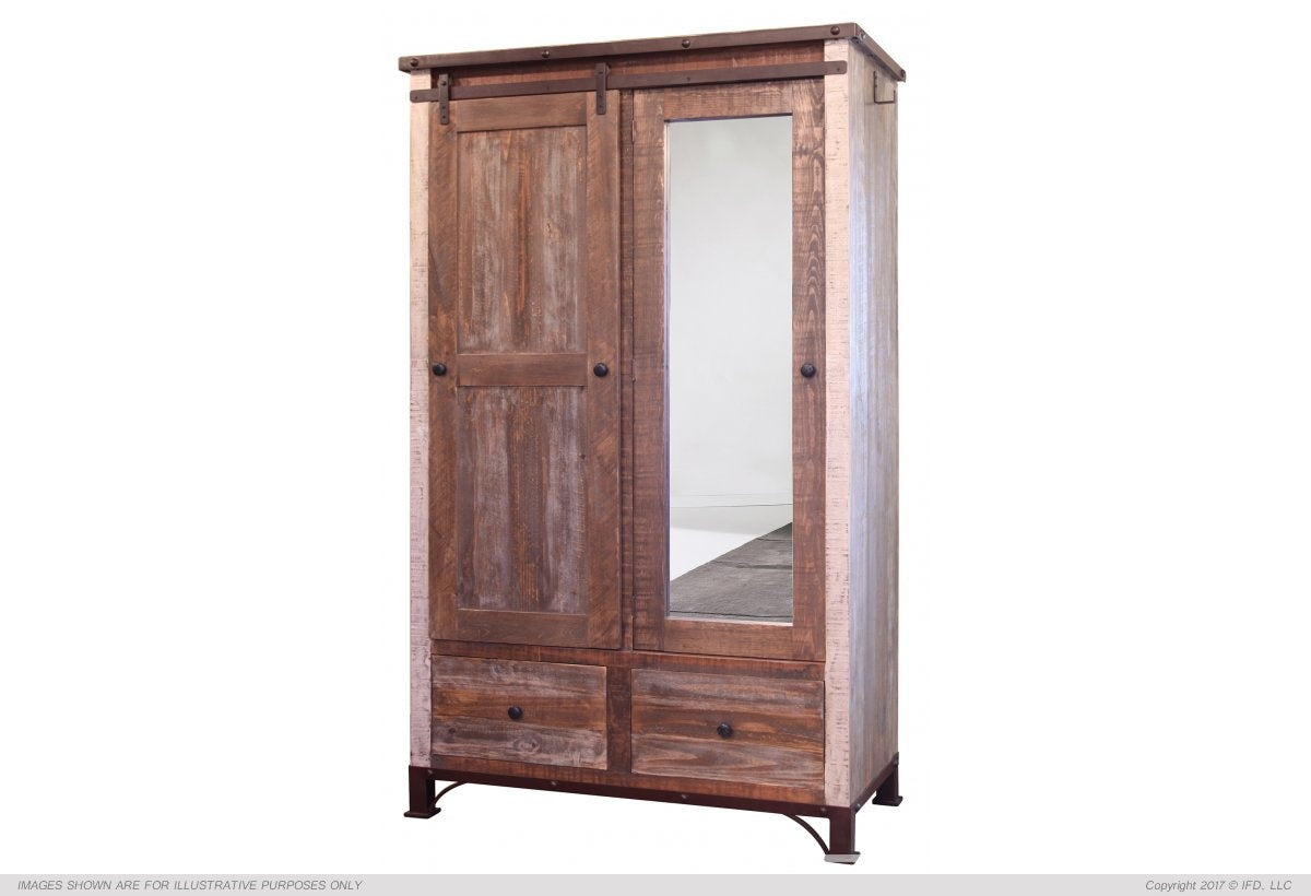 966 ANTIQUE Model: IFD966BEDROOMCollection BY IFD SOLID WOOD