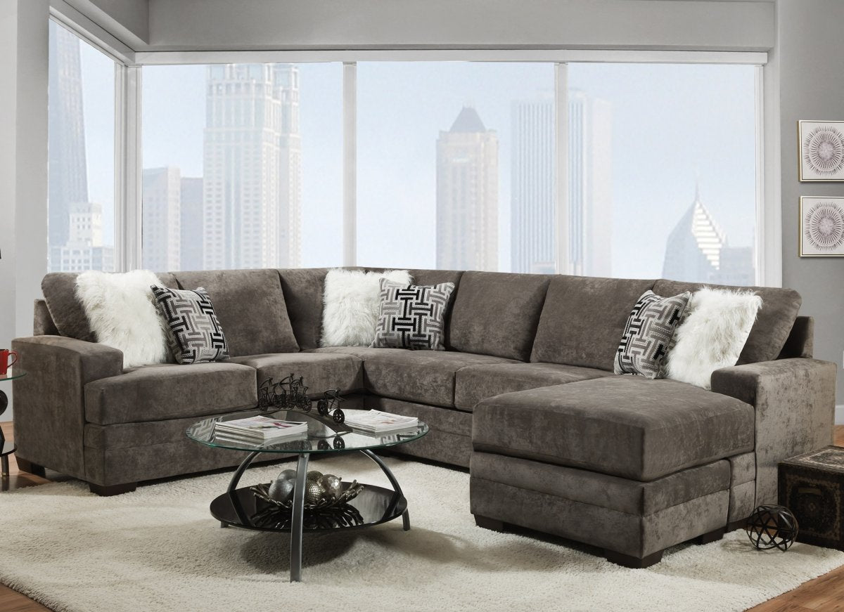 2760 SECTIONAL With Reversible Chaise 4 colors to Choose from