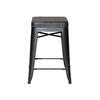 Hank 24" Backless Counter Stool Steve Silver Co. Hank Collection